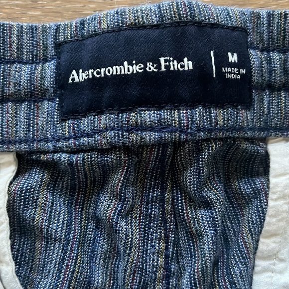 NWOT Abercrombie & Fitch Men’s Cotton Striped Shorts size medium - Picture 3 of 8